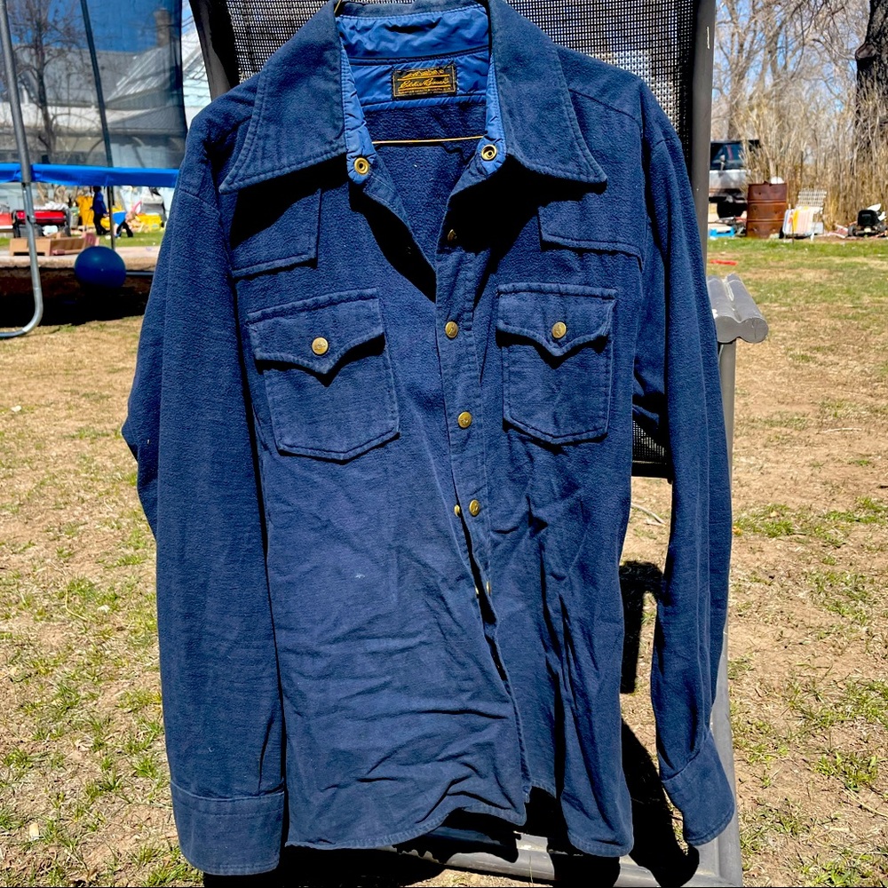 Edie Baurer XL Button Up Fleece Shirt